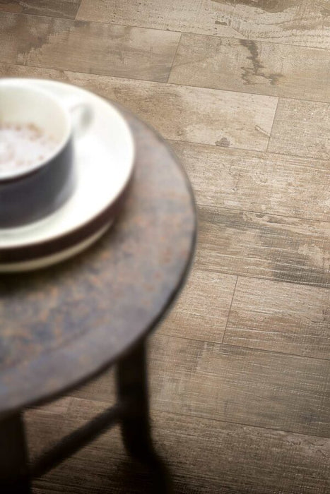 Wooden Tile Walnut Natural Porcelain