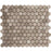 Full Sheet Sample - Pietra Antica Patara Stone Wooden Gray Hexagon Marble Mosaic - 1" x 1" Polished