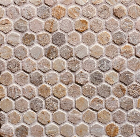 Woodridge Natural Cleft Quartzite Mosaic Lowest Price — Stone & Tile