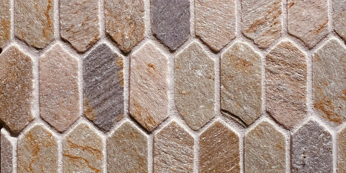 Woodridge Honed Quartzite Mosaic Lowest Price — Stone & Tile Shoppe, Inc.