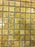 Golden Sienna Polished Travertine Mosaic - 1" x 1"