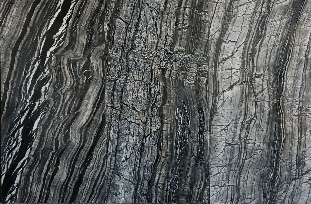 Black Forest Marble Tile - Polished 