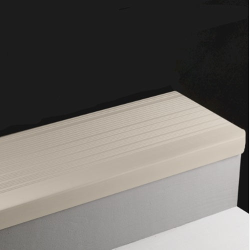 Tarkett Johnsonite 31 Zephyr Vinyl Heavy Duty Stair Tread — Stone