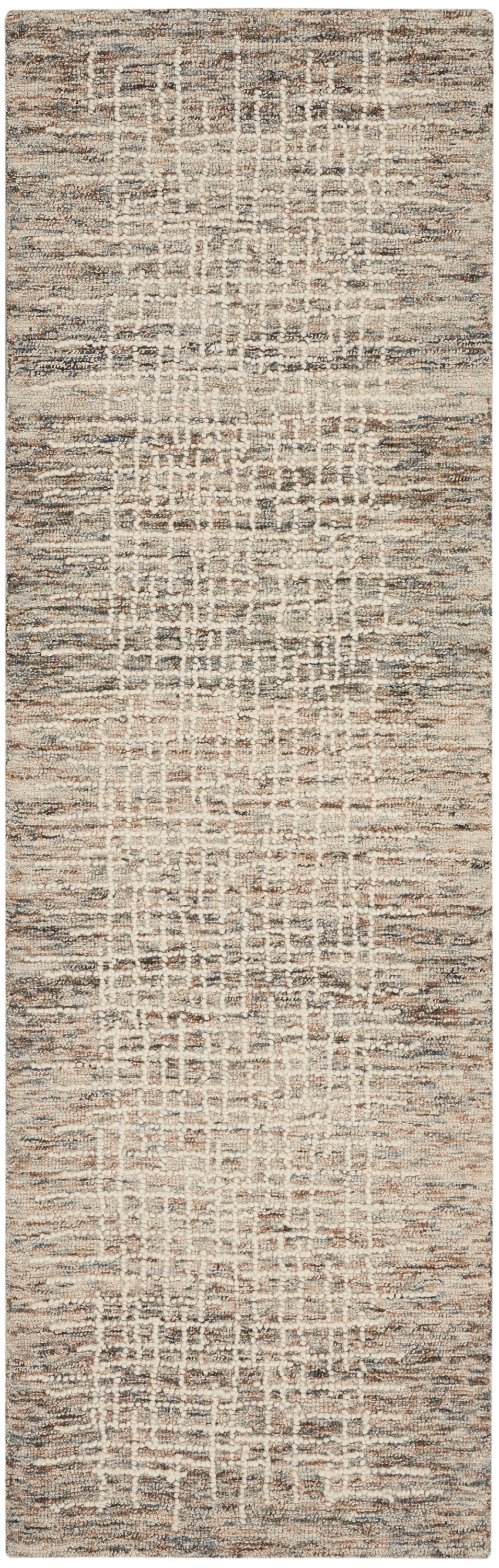 Nourison Colorado CLR03 Ivory / Multi 8 Ft Runner Area Rug — Stone ...
