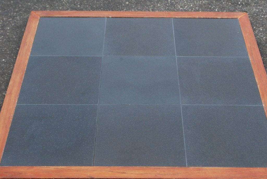 Absolute Black Honed Granite Tile - 12" x 12" x 3/8"
