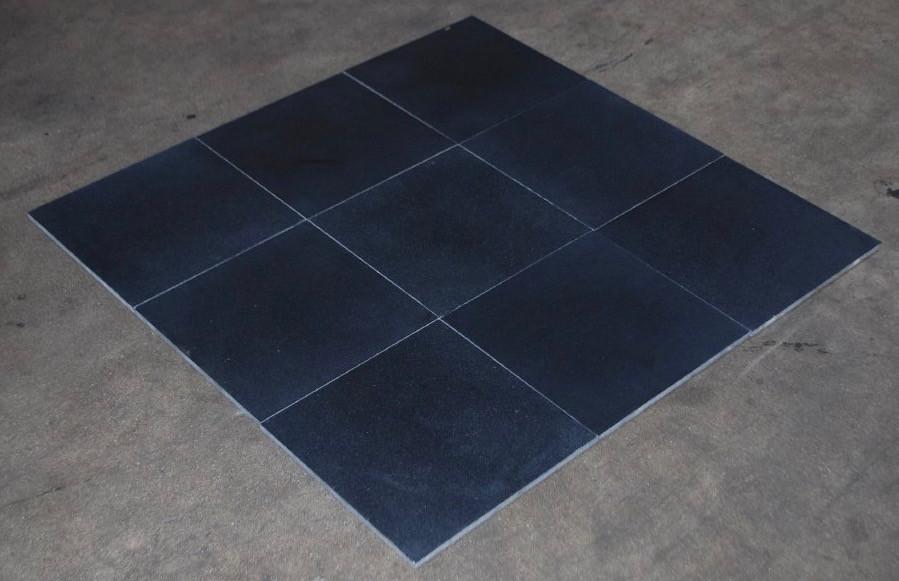 Absolute Black Granite Tile - 12" x 12" x 3/8" Honed