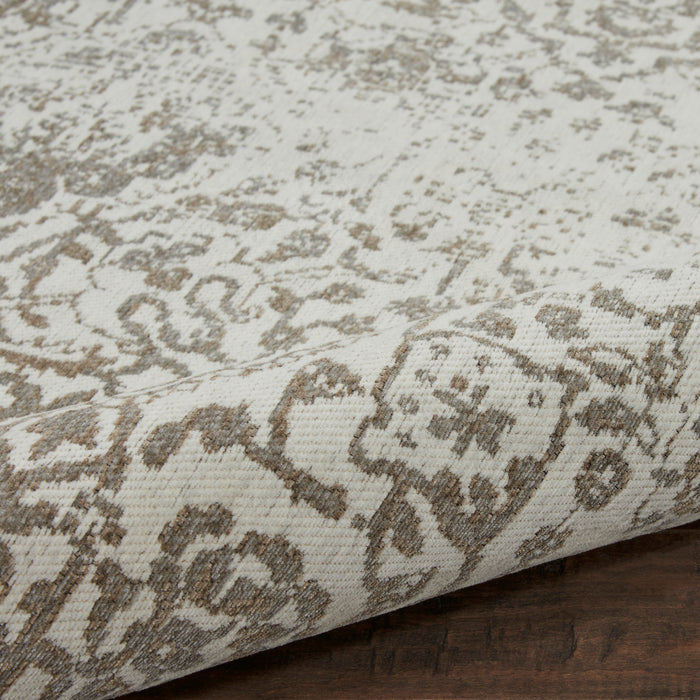 Damask Polyester IV Ivory