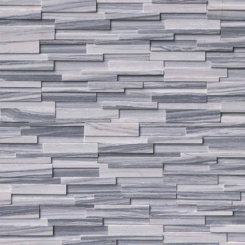 RockMount Stacked Stone Panel Alaska Gray 3D LPNLMALAGRY624-3DH