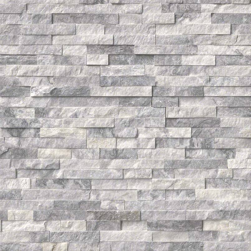 RockMount Stacked Stone Panel Alaska Gray LPNLMALAGRY624