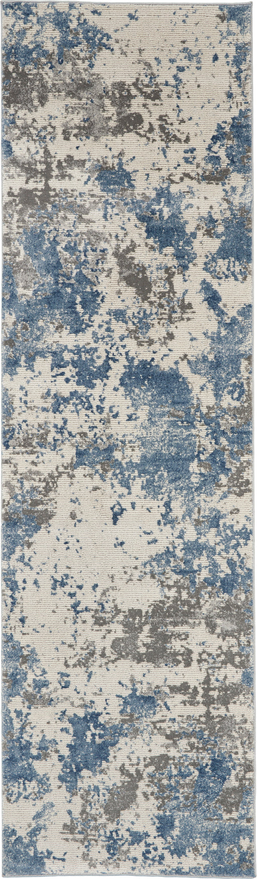 Rustic Textures Grey / Blue GRYBL