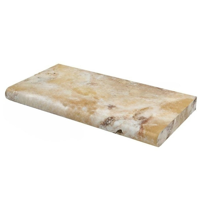 Antico Onyx Travertine Coping - Tumbled