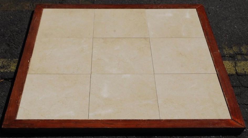 Polished Antique Gold Limestone Tile - 12" x 12" x 3/8"