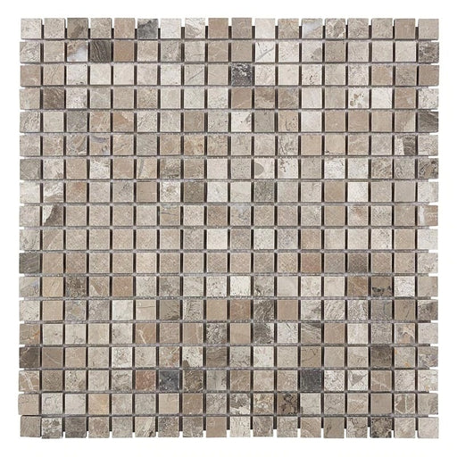 Atlantic Gray Marble Mosaic - 5/8" x 5/8" Honed /  Polished