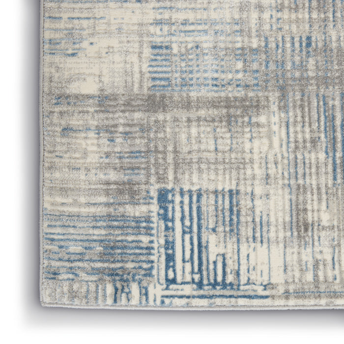 Solace Ivory / Grey / Blue IVGBL Synthetic Fibers