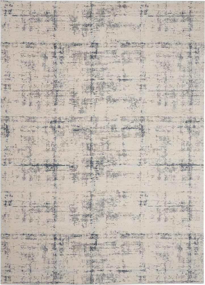 Rustic Textures Ivory / Blue IVBLU