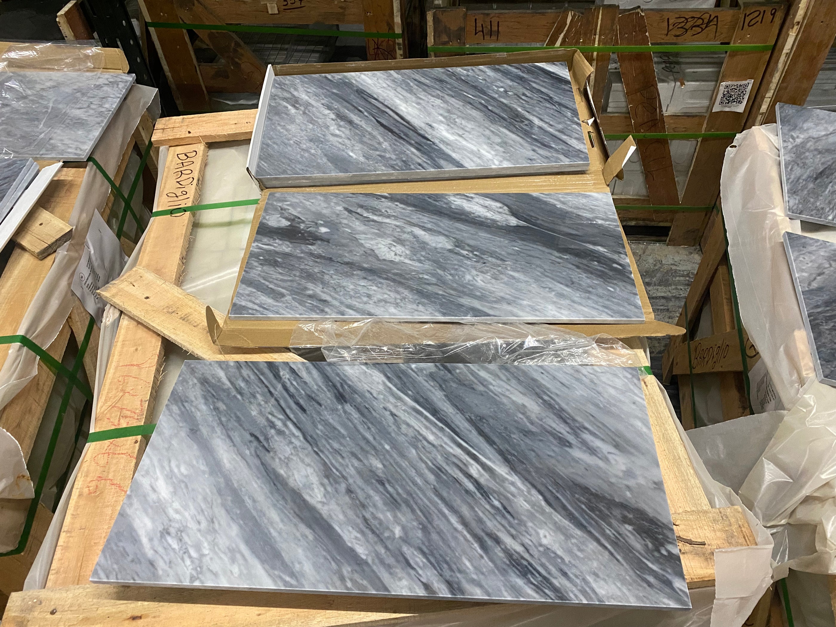 Bardiglio Marble Tile - Polished | Lowest Price — Stone & Tile Shoppe, Inc.