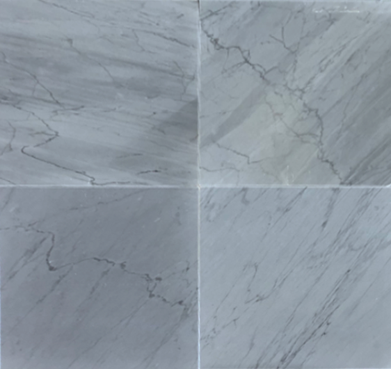 Full Tile Sample - Bardiglio Imperiale Marble Tile - 12" x 12" x 3/8" Polished