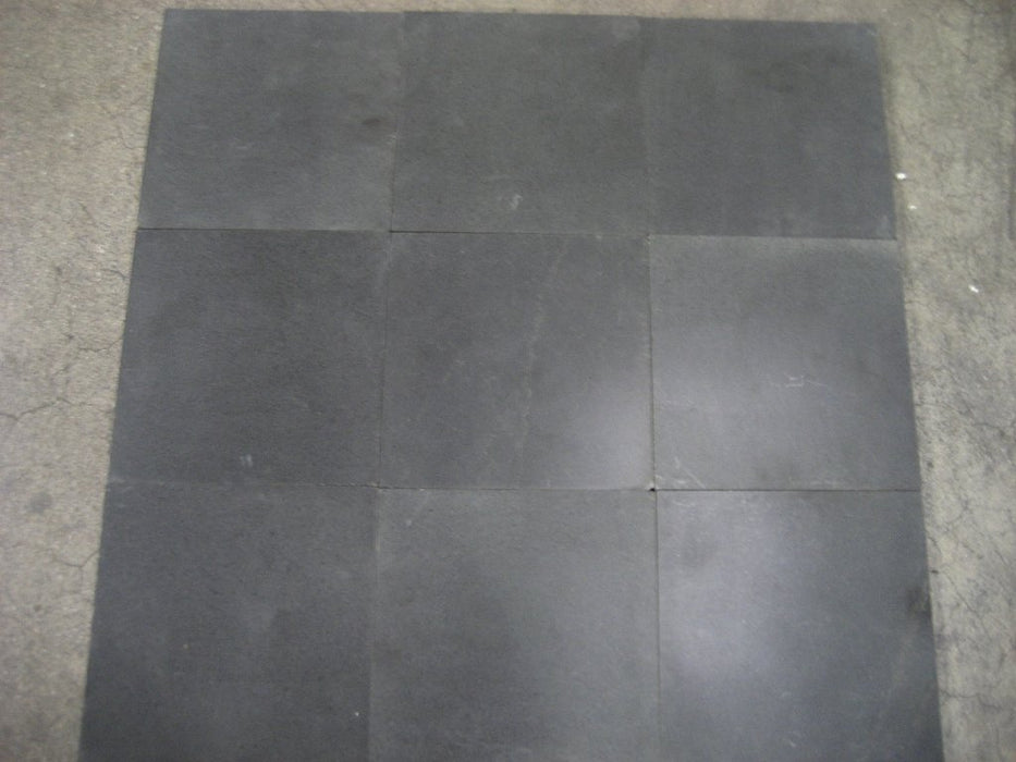 Honed Basalt Dark Basalt Tile - 6" x 6" x 1/2"