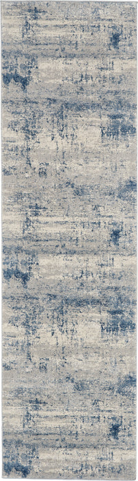 Rustic Textures Ivory Blue IVBLU