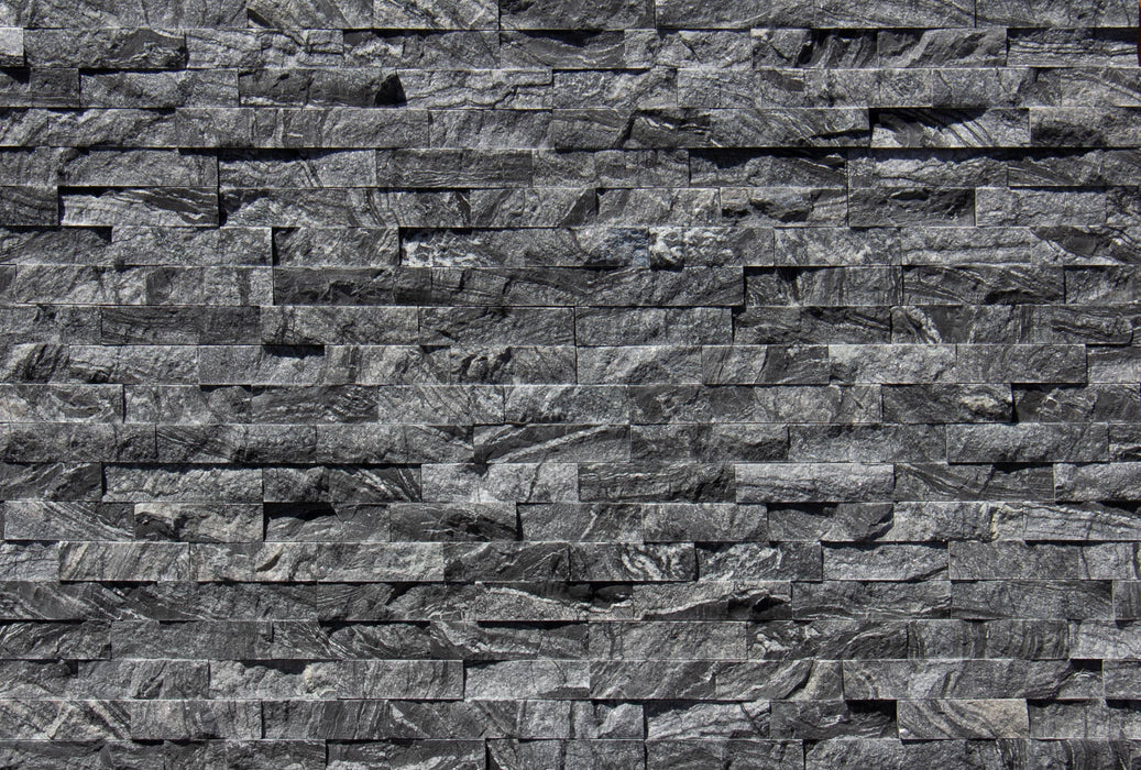 Full Ledger Sample - Black Hills Quartzite Ledgestone - 6" x 24" Split Face