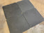 Black Tumbled Slate Tile - 16" x 16"