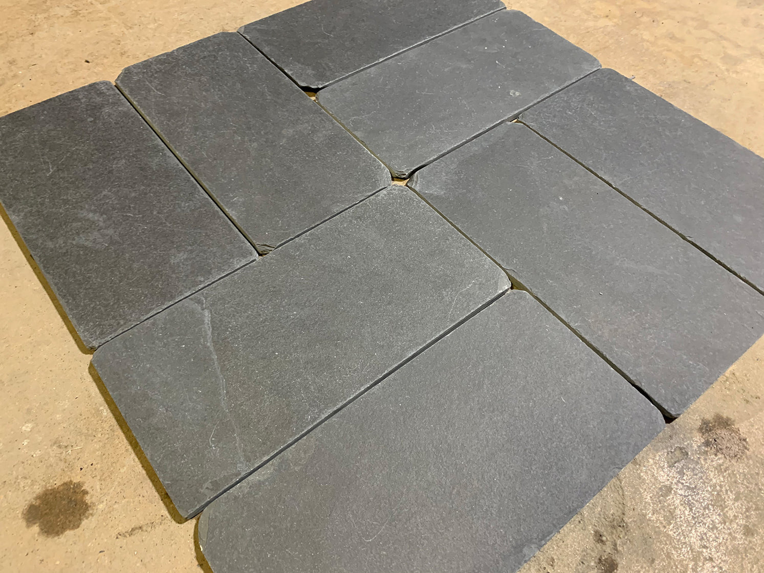 Black Slate Tumbled Slate Tile | Lowest Price — Stone & Tile Shoppe, Inc.