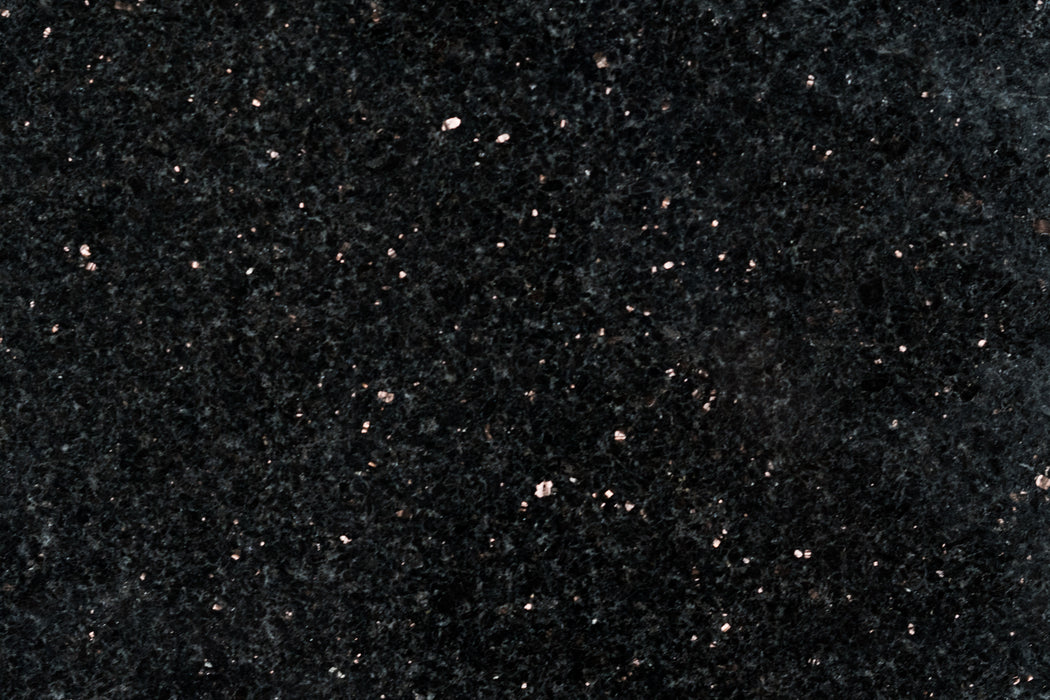 Full Tile Sample - Black Galaxy Standard Granite Tile - 12" x 12" x 3/8" Polished