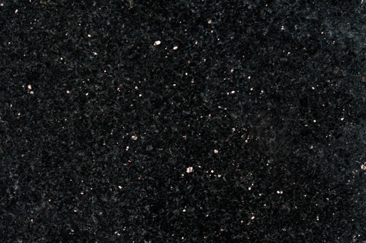 Full Tile Sample - Black Galaxy Standard Granite Tile - 12" x 12" x 3/8" Polished