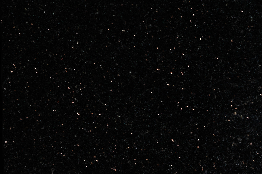 Full Tile Sample - Black Galaxy Granite Tile - 18" x 18" x 1/2" Polished