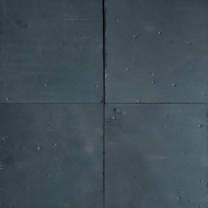 Full Tile Sample - Black Slate Slate Tile - 20" x 20" x 3/8" - 1/2" Natural Cleft Face, Gauged Back