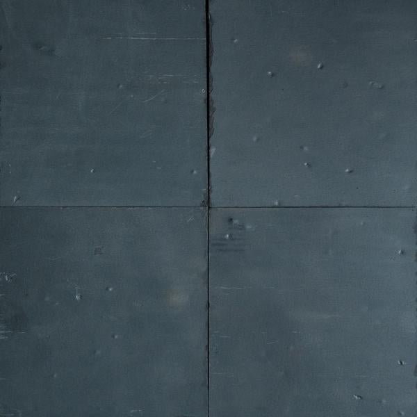Full Tile Sample - Black Slate Tile - 24" x 24" x 3/8" Natural Cleft Face, Gauged Back