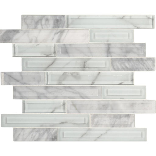 Decorative Blends Blocki Blanco SMOT-SGLSIL-BLOBLA8MM