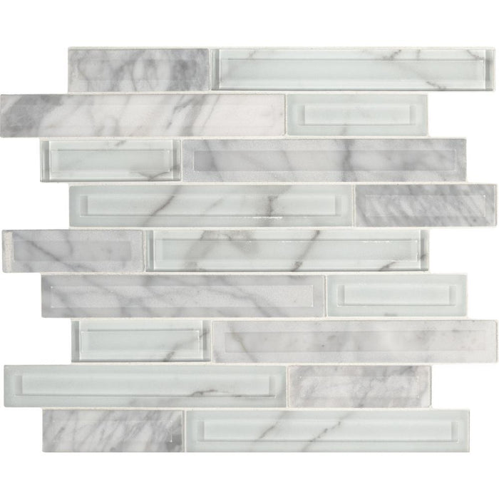 Decorative Blends Blocki Blanco SMOT-SGLSIL-BLOBLA8MM