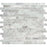 Decorative Blends Glass & Stone Blocki Blanco SMOT-SGLSIL-BLOBLA8MM