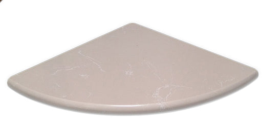Botticino Polished Marble Corner Shelf - 9" x 9"