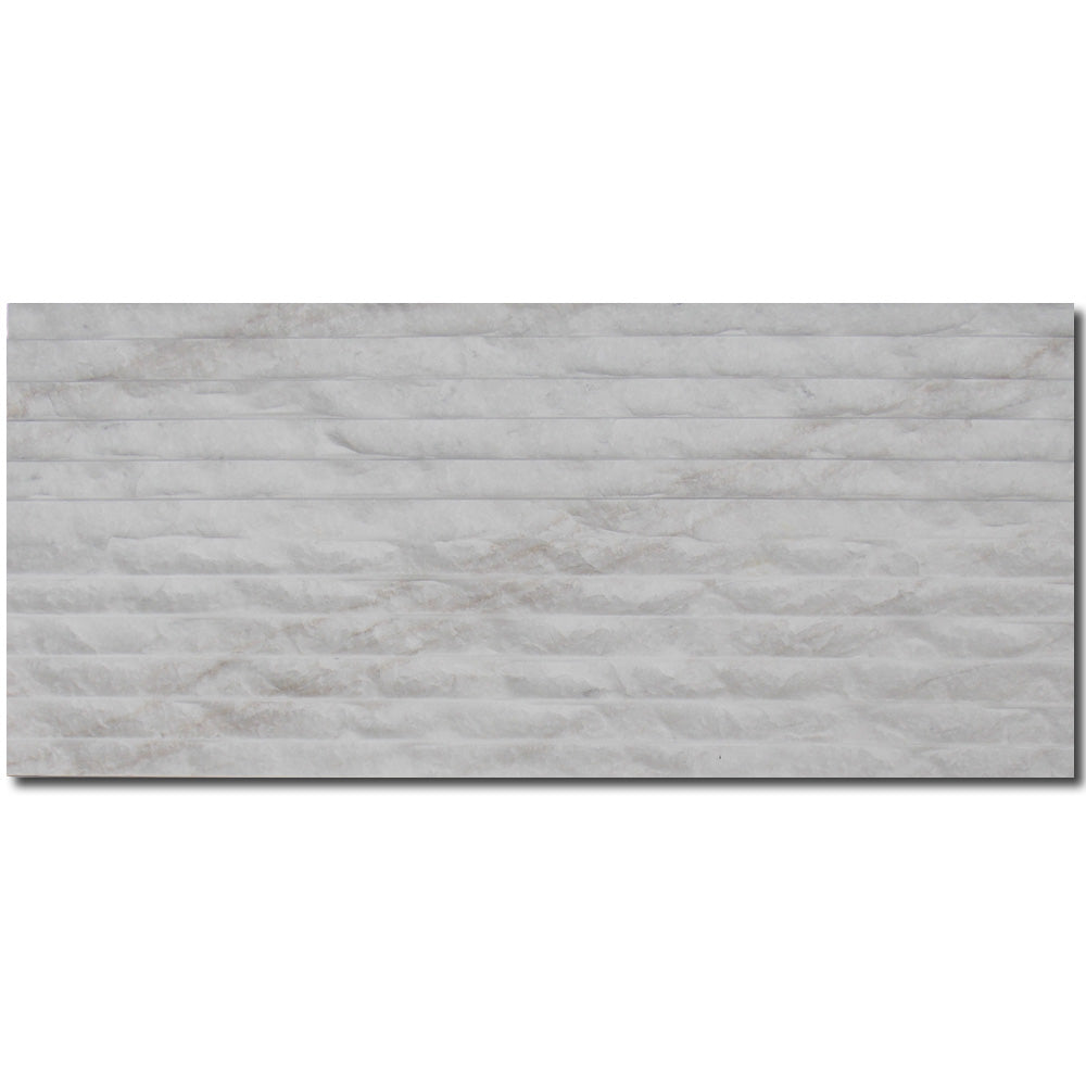 Botticino Split Face Marble Veneer - 8" x 18" x 5/8"