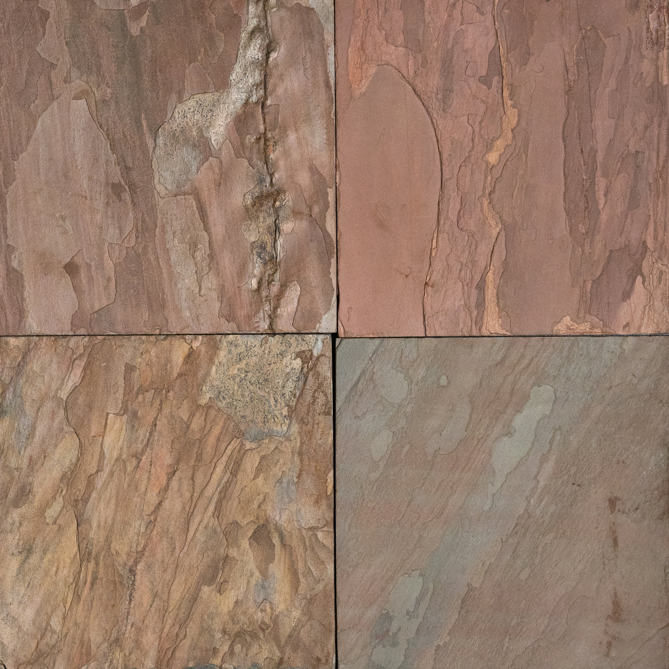 18 x 18 Natural Cleft Face and Back Backyard Tiles