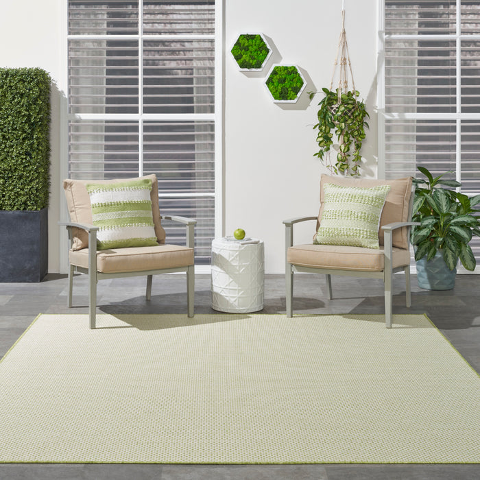 Courtyard Polypropylene COU01 Ivory Green IVGRN