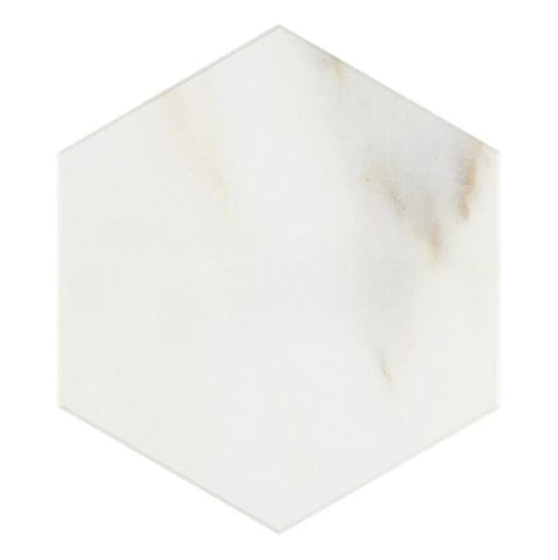 Calacatta Oliva Marble Mosaic - 10" Hexagon