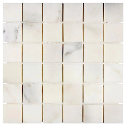 Calacatta Oliva Marble Mosaic - 2" x 2"