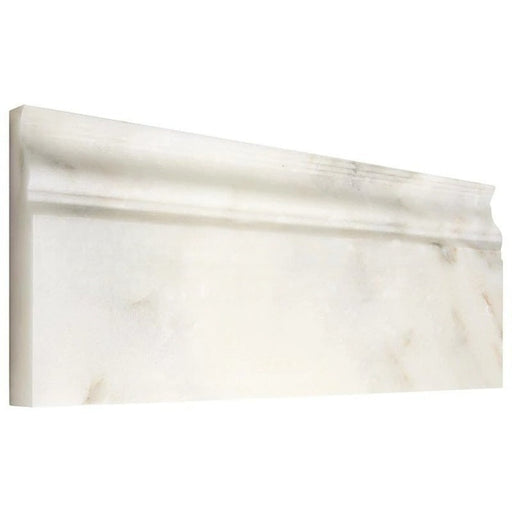 Calacatta Oliva Marble Baseboard - 4 3/4" x 12"