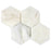 Calacatta Oliva Marble Mosaic - 6" Hexagon