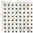 Calacatta Oliva Marble Mosaic - Basket Weave with Black Dots