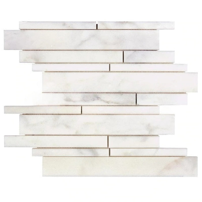 Calacatta Oliva Marble Mosaic - Linear