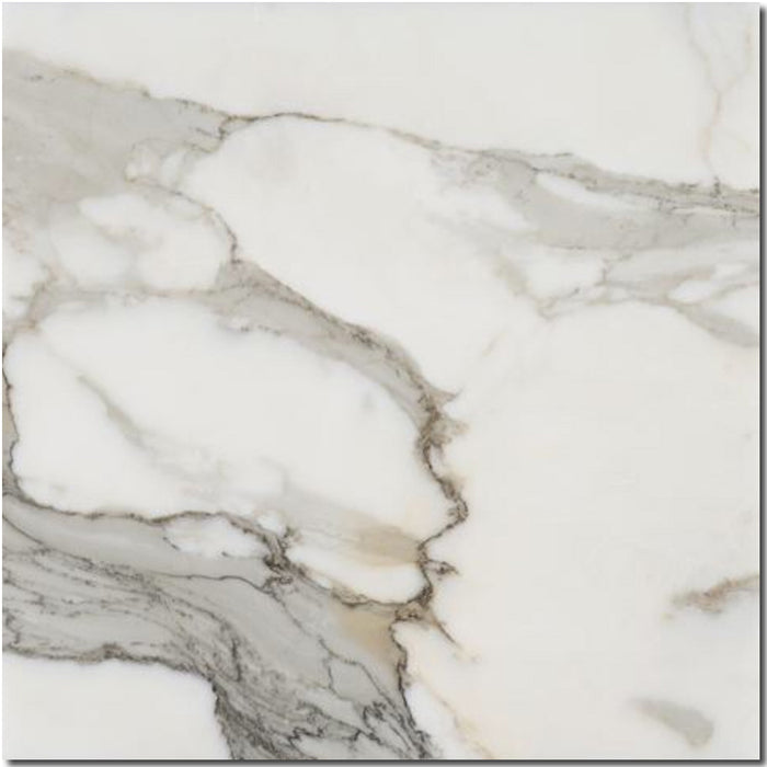 Calacatta Sunset Polished Marble Tile - 24" x 24" x 3/8"