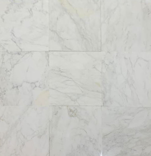 Full Tile Sample - Calacatta Caldia Marble Tile - 12" x 24" x 3/8" Polished