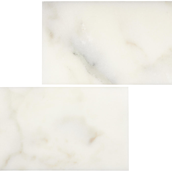Calacatta Oliva Honed Marble Tile - 3" x 6" x 3/8"