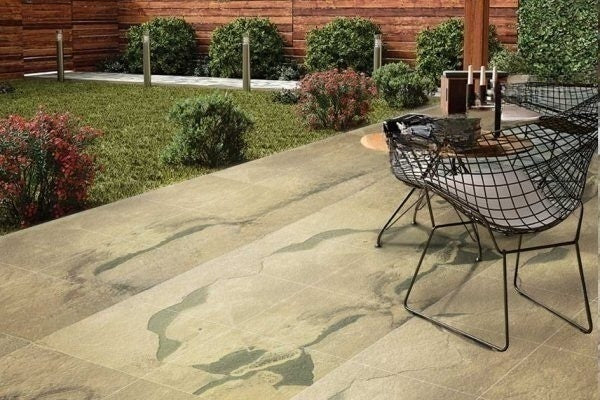 California Gold Porcelain Paver - 12" x 24" x +/- 3/4" Natural