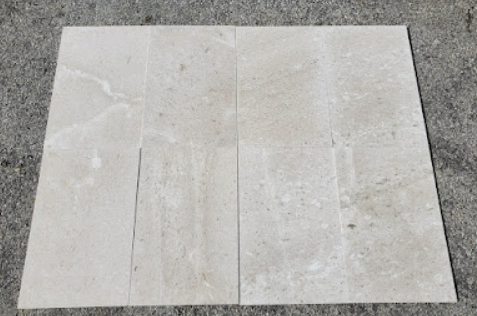 Camargo Brushed Limestone Tile - 16" x 24"