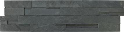 Full Ledger Sample - Aquatica Carbon Deco Natural Stone Ledgestone - 6" x 24" Textured